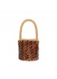 NATURAL BEATRIX BEADED BAG