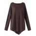 Women Long Sleeve Crewneck Loose Pullover Tunic Shirts