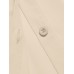Pleated Solid Button Long Sleeve Lapel Casual Shirt Dress
